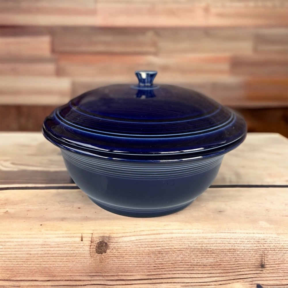 Cobalt Blue Fiestaware Dutch Oven Dish